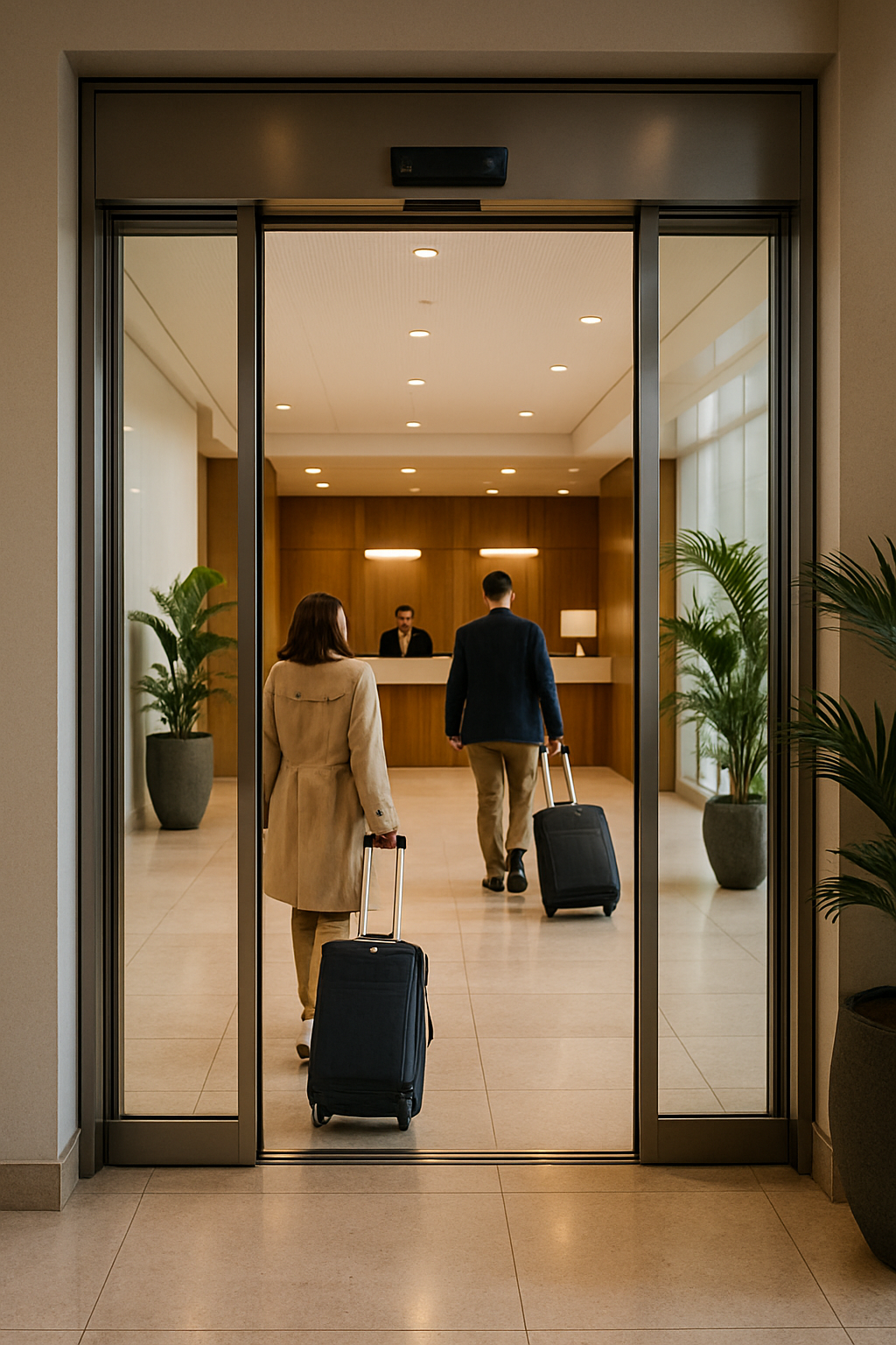 Soluções de acesso para hotelaria
